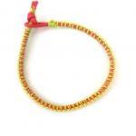 Neon Friendship Bracelet, Ball Chain Gold,..