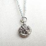 Necklace Sterling Silver Pendant Charm -full Of..